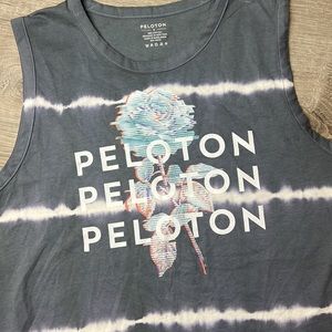Peloton Grey Rose Tank Top
